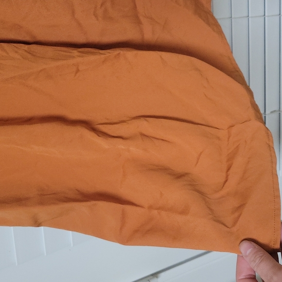 Forever 21 burnt orange ruffle minidress - Picture 4 of 7